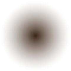 A dark brown radial gradient spotlight fade on a transparent background, creating a sophisticated atmospheric blur for elegant professional design and creative media templates