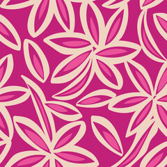 Colourful Botanical Floral Seamless Pattern Design