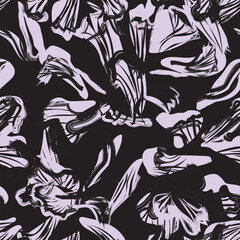 Pastel Abstract Floral Seamless Pattern Design