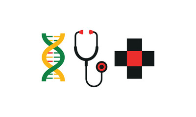 Set bundle of medical items for world Cancer Day vector illustration