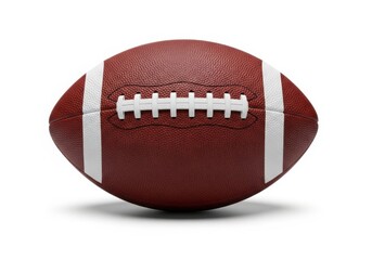 American football isolated on white background