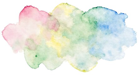 Obraz premium 柔らかなパステルカラーの水彩背景、多目的に使えるアート素材