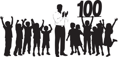 group of people silhouettes