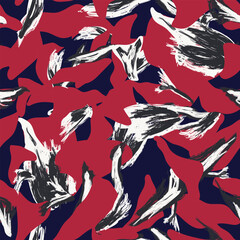 Abstract Floral Seamless Pattern Design