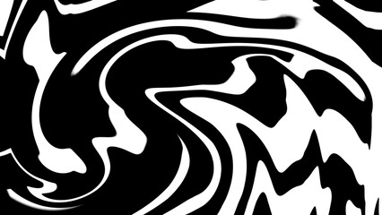 Obraz premium Abstract black and white liquid marble swirl background for modern graphic design and minimalist poster backdrop.