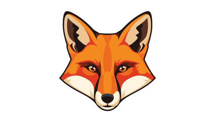 Fototapeta premium red fox isolated on white