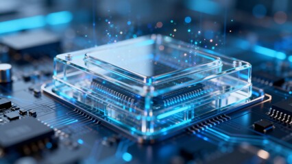 Microchip on Circuit Board