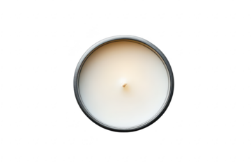 A serene. minimalist candle placed on a white background. its smooth surface and soft glow. perfect for relaxation or ambiance in home decor settings