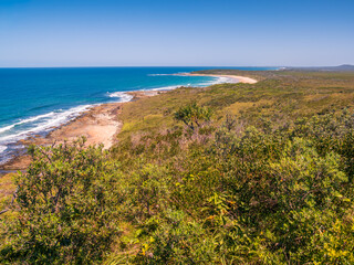 Coastal View with Rocks and Surf
