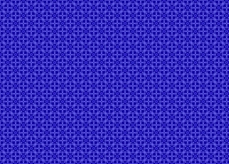 Abstract blue background with interlocking geometric shapes pattern seamless texture