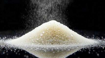 sea urchin on black background macro