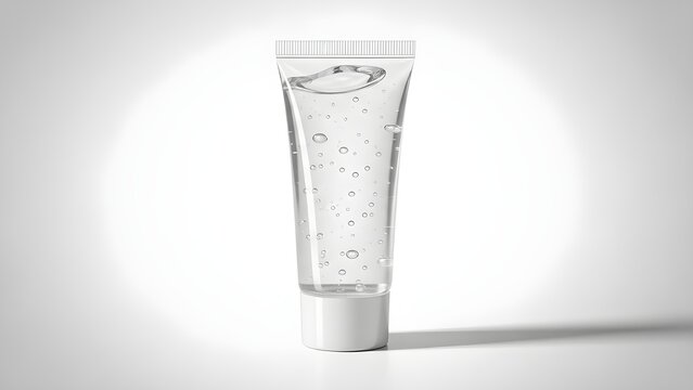 cosmetic tube, gel tube, skincare tube, beauty product, skincare product, transparent tube, clear gel tube, cosmetic packaging, skincare packaging, beauty packaging, cosmetic container, skincare conta