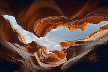 Majestic Slot Canyon Formations