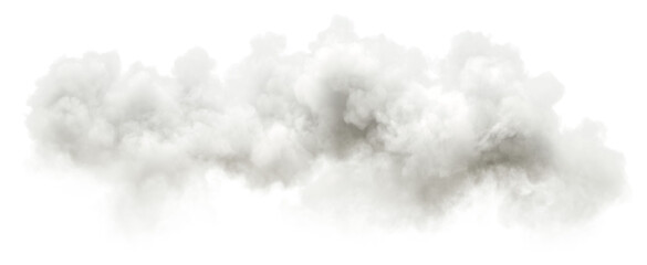 Horizontal serene heavenly white cloud cut out backgrounds 3d illustrations png file