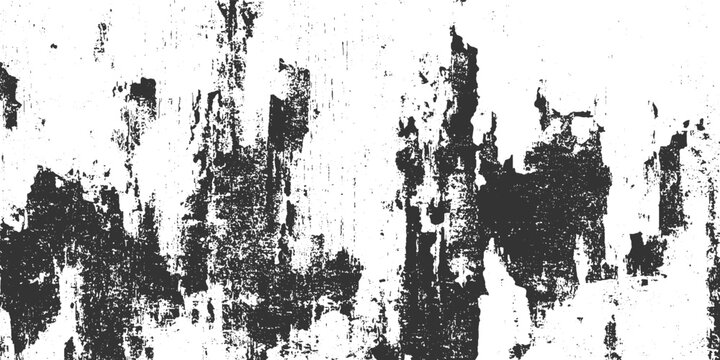 Black and white textured background with peeling paint and distressed surface grunge abstract