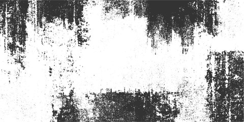 Black and white abstract textured background with distressed grunge effect © Vector point