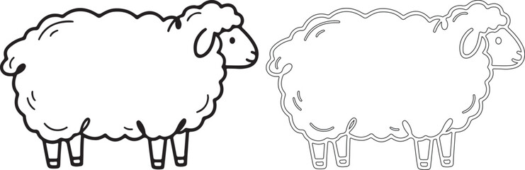 Black and white soccer field diagrams with goals and markings © Rabeya