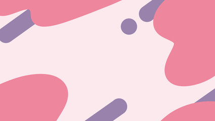 流体シェイプ背景ピンクと紫