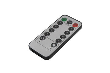 Remote control isolated on a white background. Remote control for multimedia device