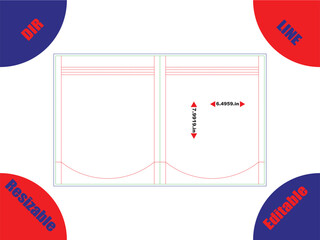 Rectangular Box Packaging Template With Dimensions