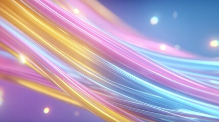 Obraz premium Abstract flowing lines with transparent background