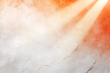 Obraz premium Abstract Background with Warm Orange and Soft White Texture and Rays of Light
