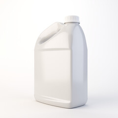 Generic White 3 Litre Cleaning Container 3D Render