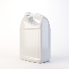 Generic White 3 Litre Cleaning Container 3D Render