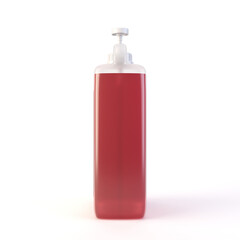 Transparent 5 Litre Cleaning Container with Pump 3D Render