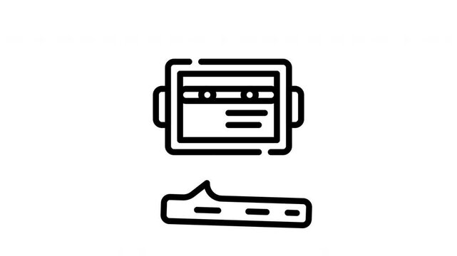 Black outline hacker drawing with speech bubble suitable for cybersecurity concepts, technology blogs, and hackerrelated projects. Perfect for presentations.
