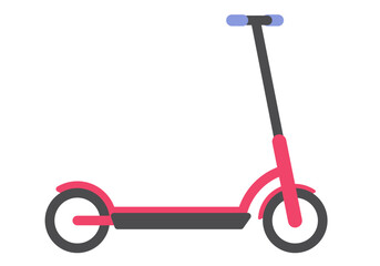 Bicycle and kick scooter forbidden and allow safety road street signs vector graphic illustration icon set, electric bike area lane path warning symbol, parking blue red attention image clip art