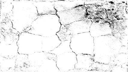 Fototapeta premium Abstract illustration surface dust and rough dirty wall background with empty template. Distress or dirt crack wall