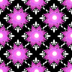 Geometric Ethnic Pattern Design Background or Wallpaper.