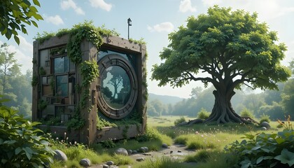 clock tower in the park