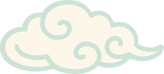 Holiday Traditional Pattern Cloud_Holiday Traditional Pattern Cloud_Traditional Smoke Cloud_Korean Traditional Pattern Cloud