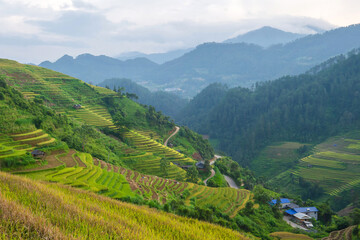 Fototapeta premium Natural and urban views of Vietnam