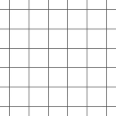 Seamless Square Grid Pattern Background. Clean Lined Grid Layout for Graph Paper, Math Worksheets, School Study Notebooks Pages, Planners, Wrapping Design Templates. Minimal Repeating Vector Design