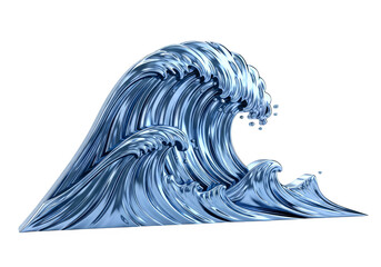 A large blue ocean wave crashing with Transparent background, water motion, sea swell, aquatic natural phenomenon, wave formation, oceanography, aquatic environment, wave pattern