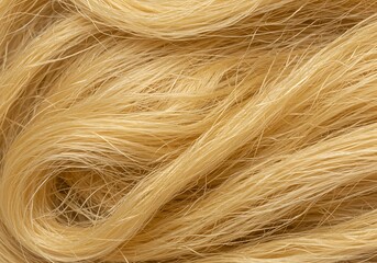 Close up of Pale Golden Natural Fibers or Raw Plant Material Texture pattern