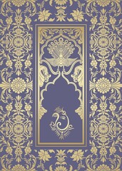 Ganesha, wedding card, royal Rajasthan, India	