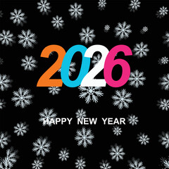 Happy New Year 2026 Celebration Design
