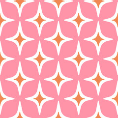 Abstract simple seamless pattern with diamonds. Vector graphics.