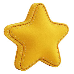 Star shaped cheese with holes on Transparent background, a yellow dairy product for snacking, lunch, or dinner, close up view