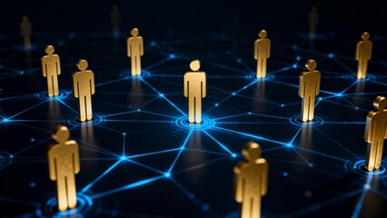 Golden figures on network grid