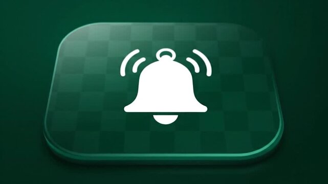 Glossy green button with white thumb up icon and cursor, digital