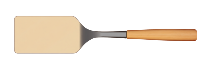Paddle brush with wooden handle isolated for product showcase
