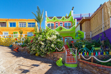 Aghroud, The colorful village, Morocco. © gildas