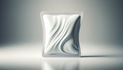 White Single-Serve Food Packet