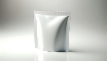 White Single-Serve Food Packet