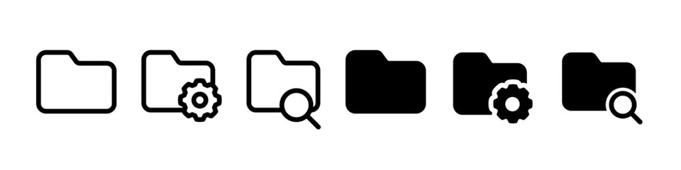 フォルダのアイコンセット 設定・検索